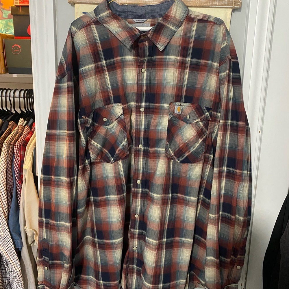 Carhartt Western Button Down Shirt-Relaxed 4XL
